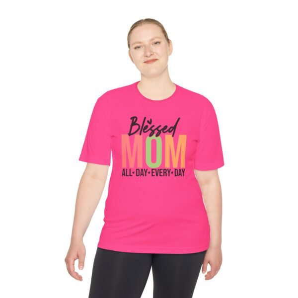 Blessed Mom Unisex Moisture Wicking Tee, Mom Shirt, Fitness Apparel, Mother's Day Gift, Everyday Wear, Active Lifestyle Top - Image 24