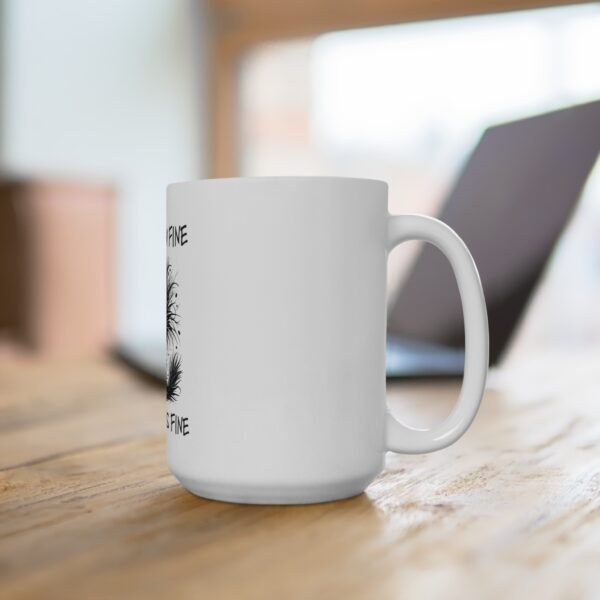 Whimsical Coffee Mug, Cute Gift for Coffee Lovers, Humorful Mug for Birthdays, Encouragement Gift, Fun Kitchen Decor - Image 4