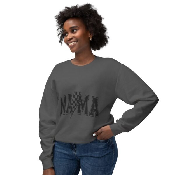Mama Lightning Bolt Crewneck Sweatshirt - Perfect Gift for Moms, Casual Wear, Family Gatherings, Cozy Outfits, Mother's Day - Image 11