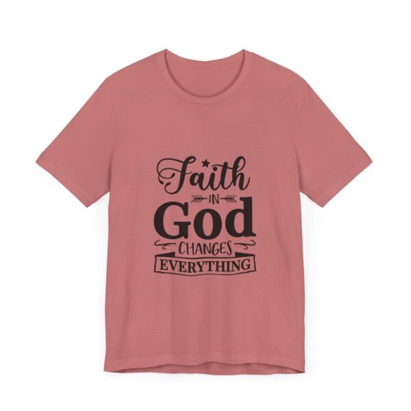 Faith-Inspired Unisex Tee - Motivational Shirt, Religious Apparel, Gift for Believers, Christian T-Shirt, Inspirational Wear - Image 7