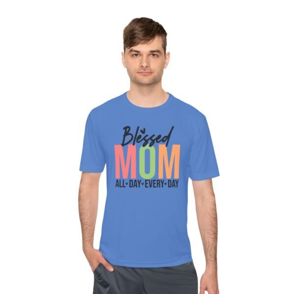 Blessed Mom Unisex Moisture Wicking Tee, Mom Shirt, Fitness Apparel, Mother's Day Gift, Everyday Wear, Active Lifestyle Top - Image 19