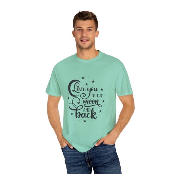 Love You to the Moon and Back Unisex T-Shirt | Cute Gift for Him/Her, Relaxed Fit Tee, Relationship Gift, Gift for Parents, Couple's Shirt - Image 28