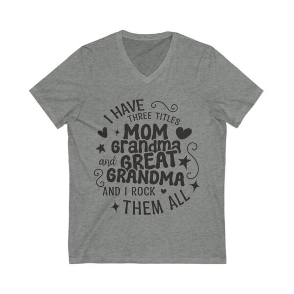 RML Grandma V-Neck Tee | Perfect Gift for Mom, Grandma, and Great Grandma | Cute Family Shirt | Mother's Day, Birthday, Celebration - Image 5
