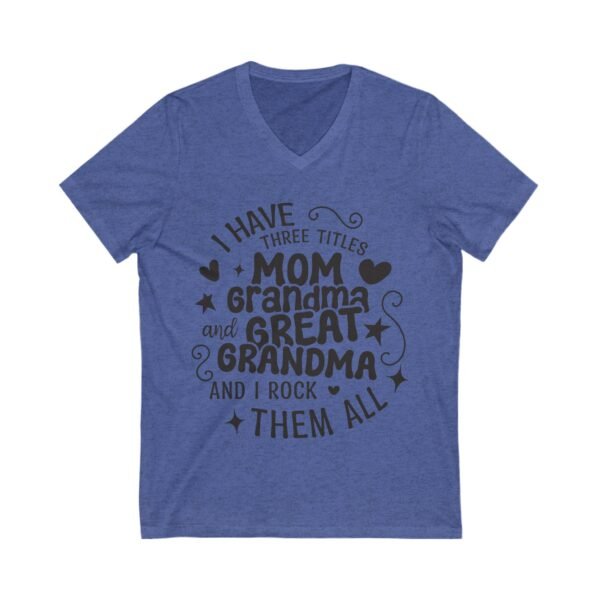 RML Grandma V-Neck Tee | Perfect Gift for Mom, Grandma, and Great Grandma | Cute Family Shirt | Mother's Day, Birthday, Celebration - Image 11
