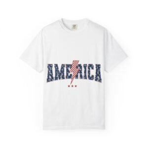 Patriotic Unisex T-Shirt – America Graphic Tee for Independence Day Celebrations, Casual Wear, Gift for Him/Her