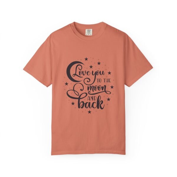 Love You to the Moon and Back Unisex T-Shirt | Cute Gift for Him/Her, Relaxed Fit Tee, Relationship Gift, Gift for Parents, Couple's Shirt - Image 5
