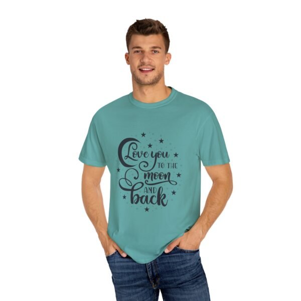 Love You to the Moon and Back Unisex T-Shirt | Cute Gift for Him/Her, Relaxed Fit Tee, Relationship Gift, Gift for Parents, Couple's Shirt - Image 40