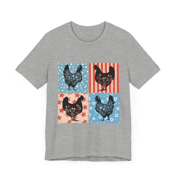 RML Vintage Chicken Art Tee, Rustic Farmhouse Shirt, Unisex Graphic Tee, Country Style Top, Gift for Farm Lovers, Summer Wardrobe - Image 23