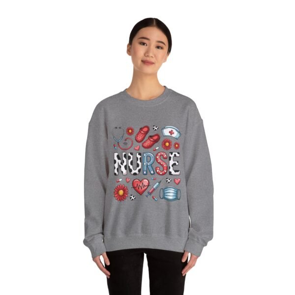 Nurse Sweatshirt, Cozy Crewneck for Healthcare Workers, Great Gift for Nurses, Appreciation Gift, Medical Humor, Comfort Wear - Image 16
