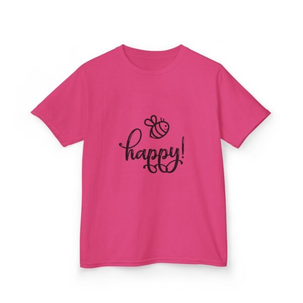 Kids Happy Bee Tee | Cute Kids T-Shirt | Bee-Themed Gift | Birthday Apparel | Summer Outfit | Children's Clothing | Fun Shirt - Image 31