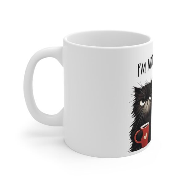 Funny Cat Mug, 11oz Coffee Cup for Cat Lovers, Gift for Friends, Office Decor, Humor Mug, Tea Cup - Image 2