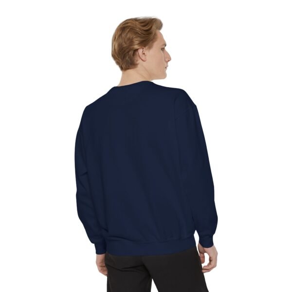 Super Father Garment-Dyed Sweatshirt, Gift for Dad, Father's Day Apparel, Cozy Unisex Sweatshirt, Dad's Day Present, Family Celebration Wear - Image 4