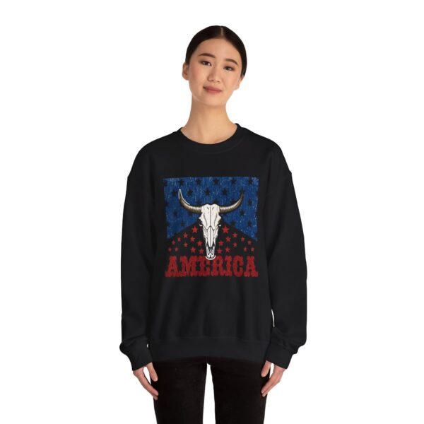 Patriotic Unisex Crewneck Sweatshirt - Americana Style, Cozy Layer, Perfect for BBQs, Fourth of July, Family Gatherings, Casual Wear - Image 13