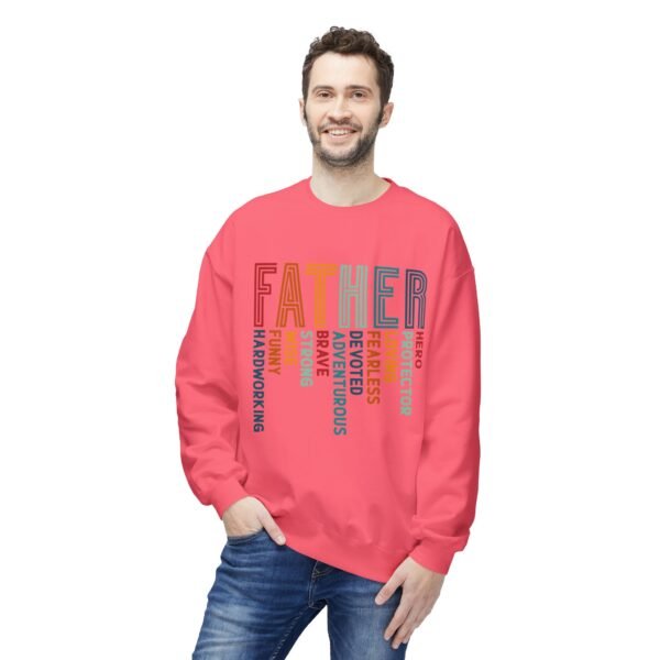 Father's Day Fleece Crewneck Sweatshirt, Family Gift, Cozy Apparel, Dad Sweatshirt, Unique Father's Day Gift, Inspirational Father's [...] - Image 19