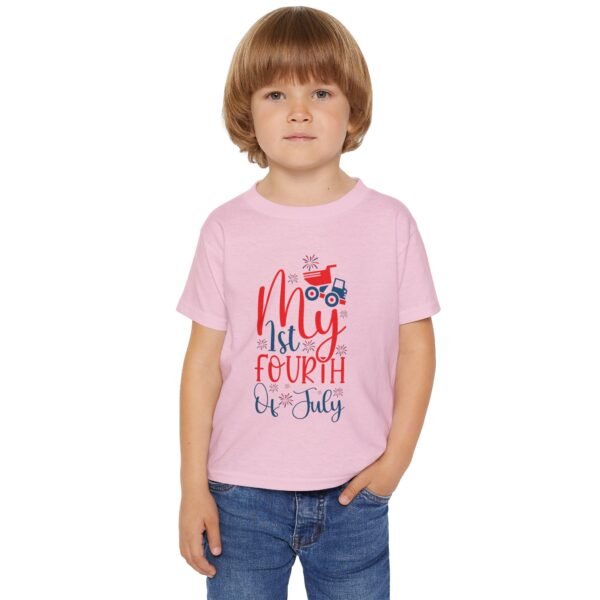 My 1st Fourth of July Heavy Cotton™ Toddler T-shirt - Image 16