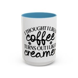 Coffee Lover’s Accent Mug – Perfect Gift for Birthdays, Holidays, Home Kitchen, Cute Coffee Mug, Funny Coffee Cup