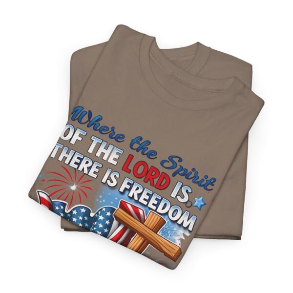 Where The Spirit Of The Lord Unisex Heavy Cotton Tee - Image 19