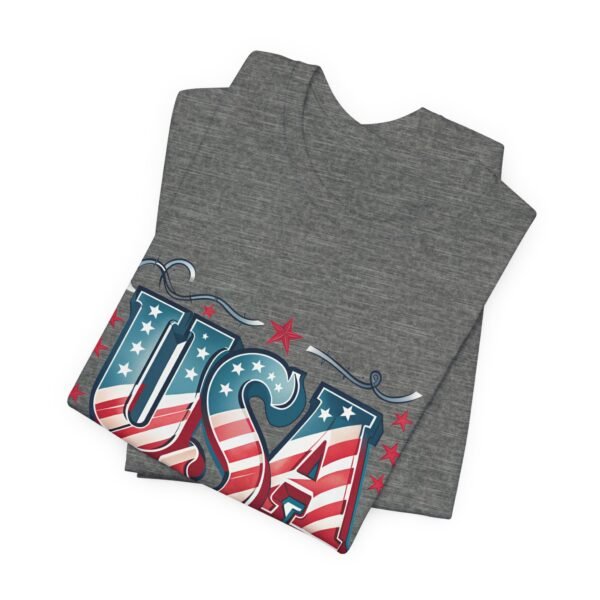 USA Patriotic Tee, Unisex Short Sleeve Shirt for Independence Day, 4th of July Gift, American Pride Apparel, Casual Summer Top - Image 16
