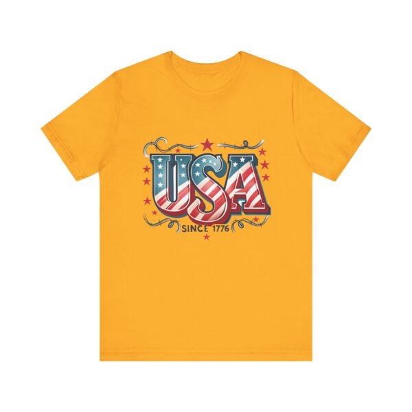 USA Patriotic Tee, Unisex Short Sleeve Shirt for Independence Day, 4th of July Gift, American Pride Apparel, Casual Summer Top - Image 23