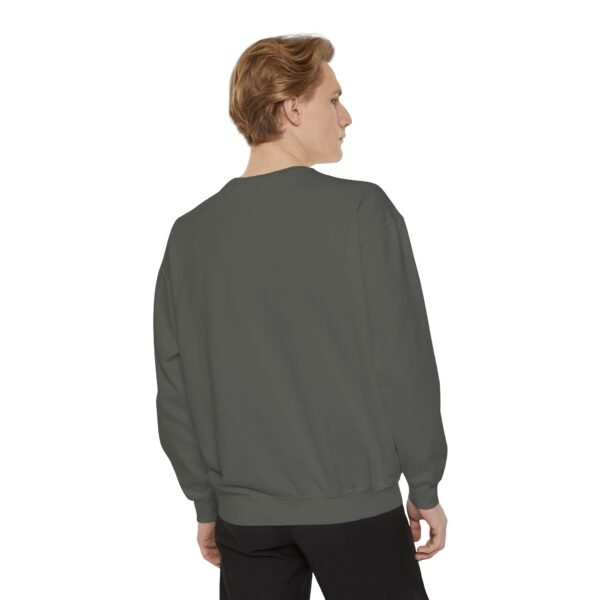 Father’s Day Garment-Dyed Sweatshirt, Dad Gift, Cozy Pullover, Birthday Gift for Dad, Protection and Love Apparel, Unique Dad Sweater - Image 8