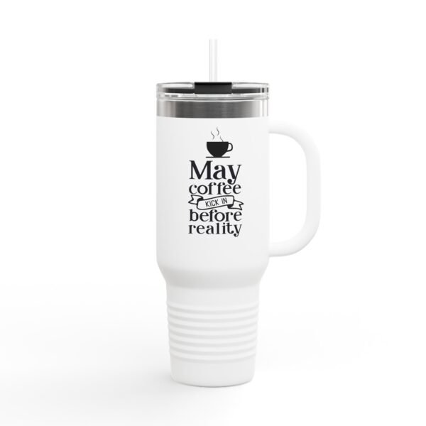 May Coffee Fuel My Adventures Insulated Travel Mug, 40oz | Coffee Lover Gift | Travel Accessory | Outdoor Mug | Birthday Present | [...] - Image 3
