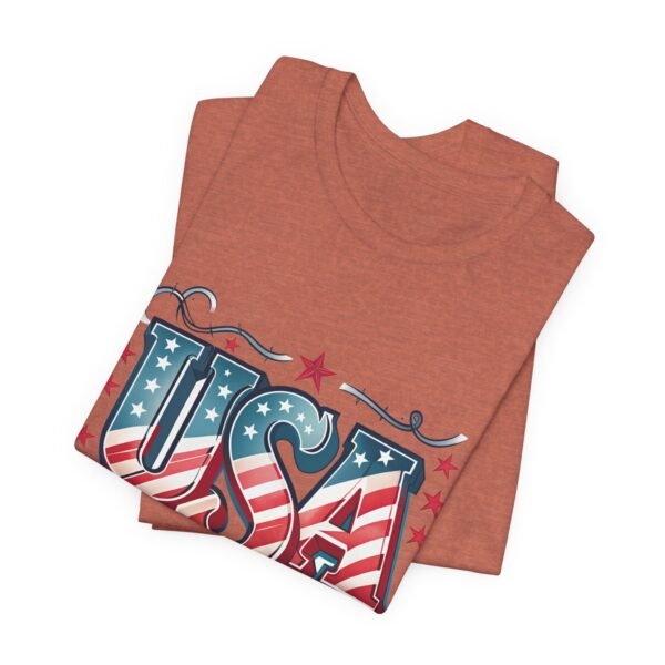USA Patriotic Tee, Unisex Short Sleeve Shirt for Independence Day, 4th of July Gift, American Pride Apparel, Casual Summer Top - Image 19