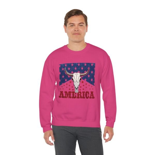 Patriotic Unisex Crewneck Sweatshirt - Americana Style, Cozy Layer, Perfect for BBQs, Fourth of July, Family Gatherings, Casual Wear - Image 23
