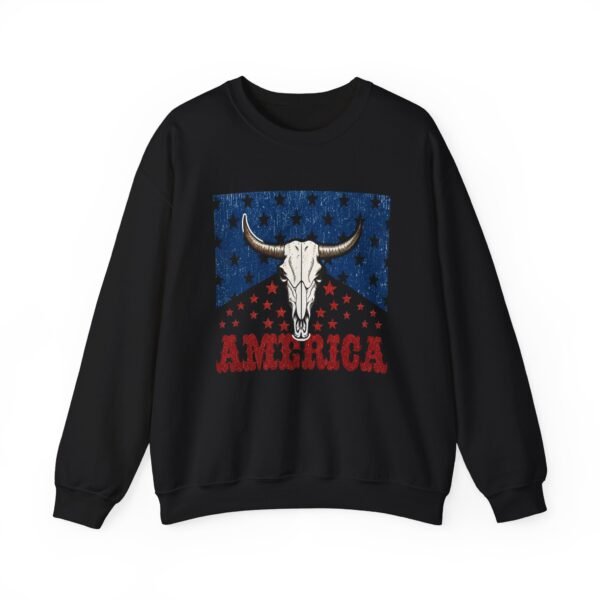 Patriotic Unisex Crewneck Sweatshirt - Americana Style, Cozy Layer, Perfect for BBQs, Fourth of July, Family Gatherings, Casual Wear - Image 10