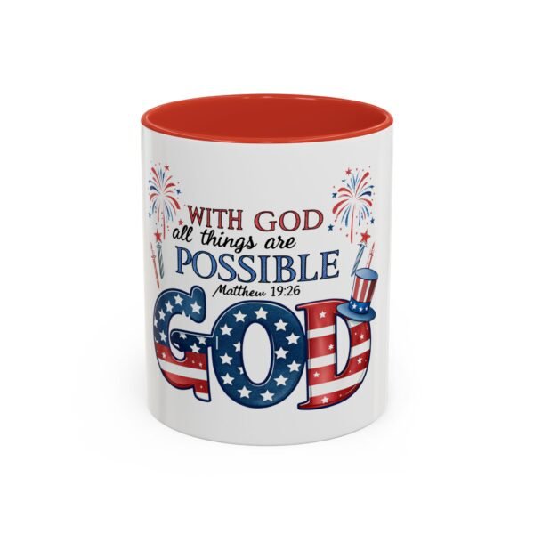Religious Accent Mug With God All Things Are Possible Accent Coffee Mug (11, 15oz), Tshirt Gift - Image 22