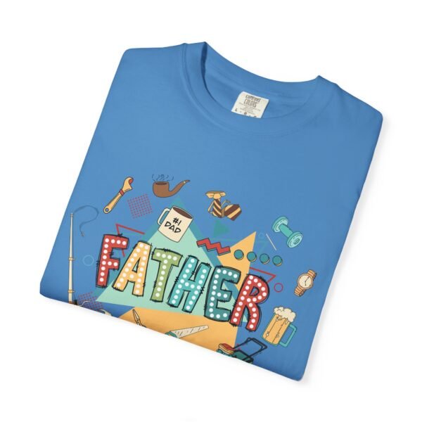 Father's Day Garment-Dyed T-Shirt, Unisex Tee for Dad, Unique Father's Day Gift, Casual Wear, Dad's Special Day Apparel - Image 15