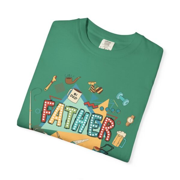 Father's Day Garment-Dyed T-Shirt, Unisex Tee for Dad, Unique Father's Day Gift, Casual Wear, Dad's Special Day Apparel - Image 11