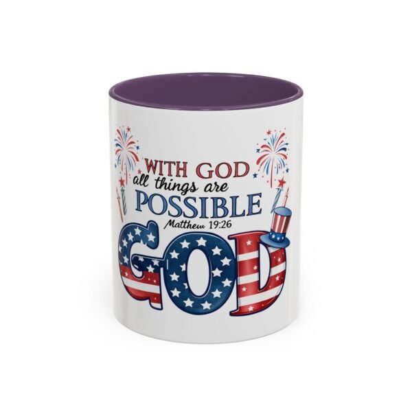 Religious Accent Mug With God All Things Are Possible Accent Coffee Mug (11, 15oz), Tshirt Gift - Image 33