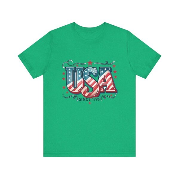 USA Patriotic Tee, Unisex Short Sleeve Shirt for Independence Day, 4th of July Gift, American Pride Apparel, Casual Summer Top - Image 32