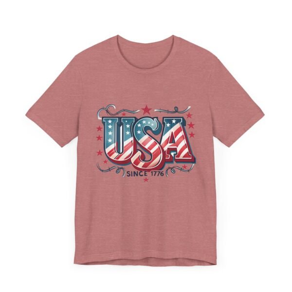 USA Patriotic Tee, Unisex Short Sleeve Shirt for Independence Day, 4th of July Gift, American Pride Apparel, Casual Summer Top - Image 12