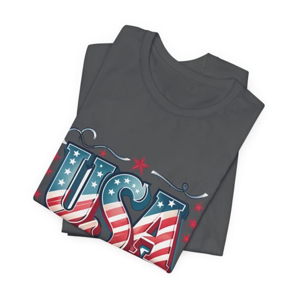 USA Patriotic Tee, Unisex Short Sleeve Shirt for Independence Day, 4th of July Gift, American Pride Apparel, Casual Summer Top - Image 37