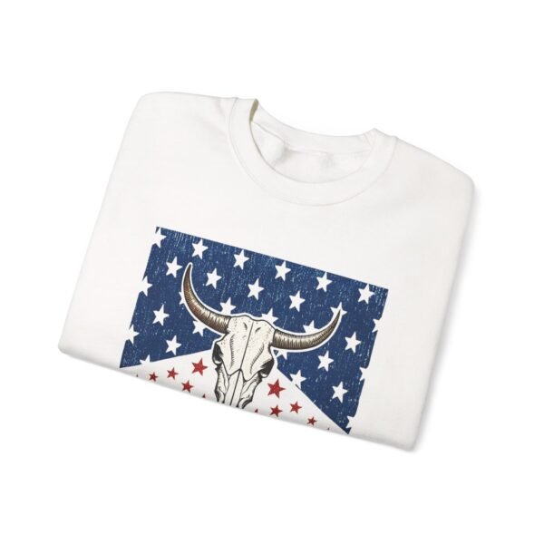 Patriotic Unisex Crewneck Sweatshirt - Americana Style, Cozy Layer, Perfect for BBQs, Fourth of July, Family Gatherings, Casual Wear - Image 8