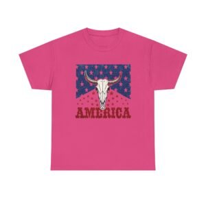 Western Americana Graphic Tee – Perfect for Summer BBQs, Patriotic Holidays, Gifts for Country Music Fans, Festival Wear, Everyday Comfort