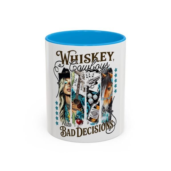 Colorful Whiskey Cowboy Mug - Fun Gift for Cowgirls and Cowboys, Perfect for Parties, Celebrations, and Home Decor