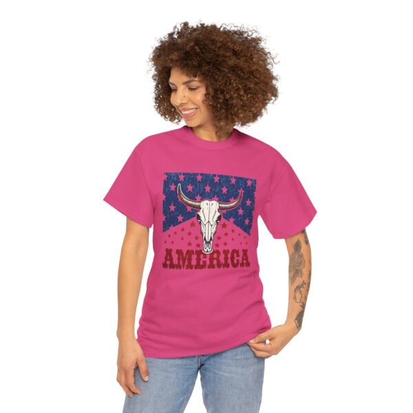 Western Americana Graphic Tee - Perfect for Summer BBQs, Patriotic Holidays, Gifts for Country Music Fans, Festival Wear, Everyday Comfort - Image 5