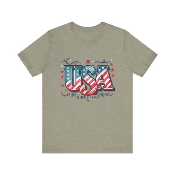 USA Patriotic Tee, Unisex Short Sleeve Shirt for Independence Day, 4th of July Gift, American Pride Apparel, Casual Summer Top - Image 26