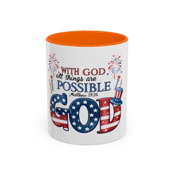 Religious Accent Mug With God All Things Are Possible Accent Coffee Mug (11, 15oz), Tshirt Gift - Image 27