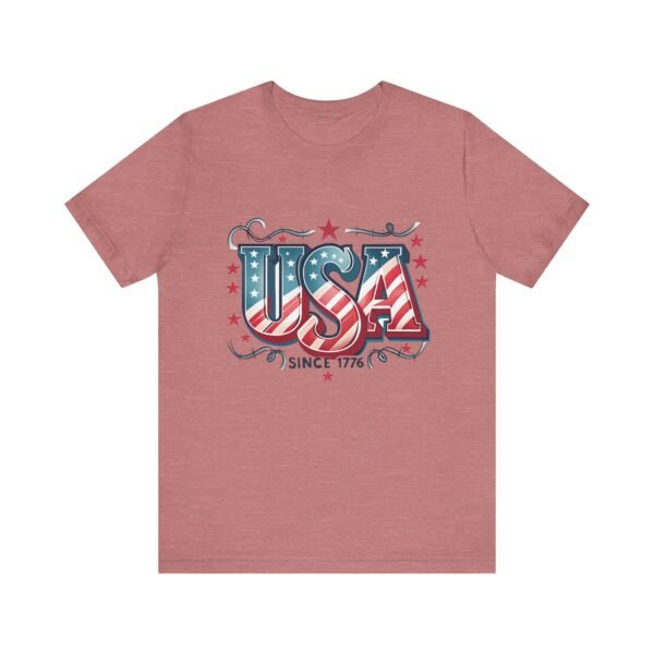 USA Patriotic Tee, Unisex Short Sleeve Shirt for Independence Day, 4th of July Gift, American Pride Apparel, Casual Summer Top - Image 10