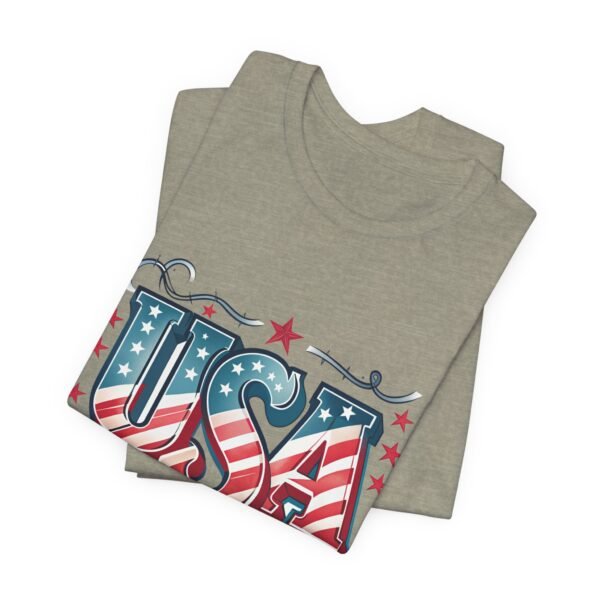 USA Patriotic Tee, Unisex Short Sleeve Shirt for Independence Day, 4th of July Gift, American Pride Apparel, Casual Summer Top - Image 28