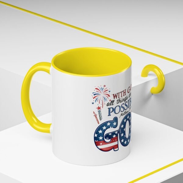Religious Accent Mug With God All Things Are Possible Accent Coffee Mug (11, 15oz), Tshirt Gift - Image 44