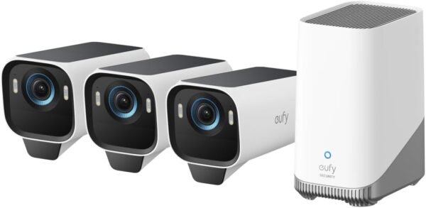 eufy Security eufyCam S3 Pro 3-Cam Kit, Solar Came... - Image 2