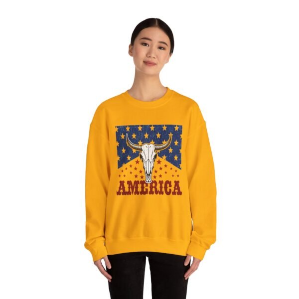 Patriotic Unisex Crewneck Sweatshirt - Americana Style, Cozy Layer, Perfect for BBQs, Fourth of July, Family Gatherings, Casual Wear - Image 17
