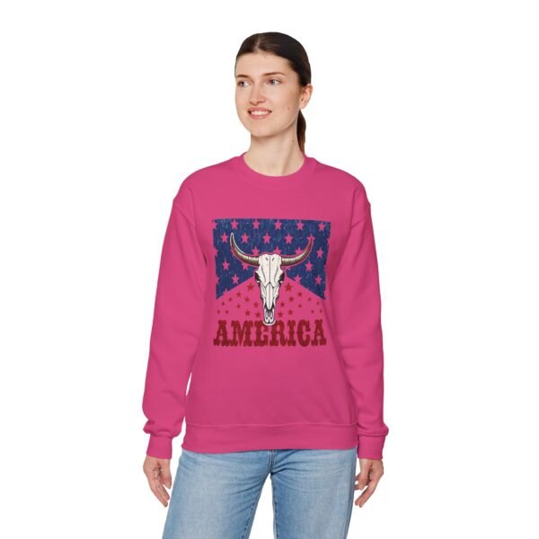 Patriotic Unisex Crewneck Sweatshirt - Americana Style, Cozy Layer, Perfect for BBQs, Fourth of July, Family Gatherings, Casual Wear - Image 22