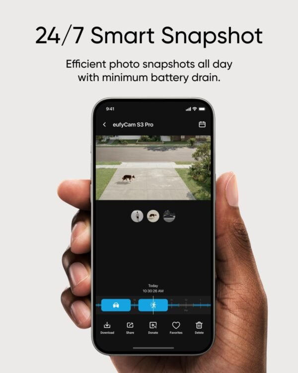 eufy Security eufyCam S3 Pro 3-Cam Kit, Solar Came... - Image 8