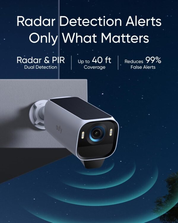 eufy Security eufyCam S3 Pro 3-Cam Kit, Solar Came... - Image 6