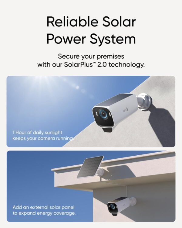 eufy Security eufyCam S3 Pro 3-Cam Kit, Solar Came... - Image 5